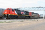 CN power for SB grain train